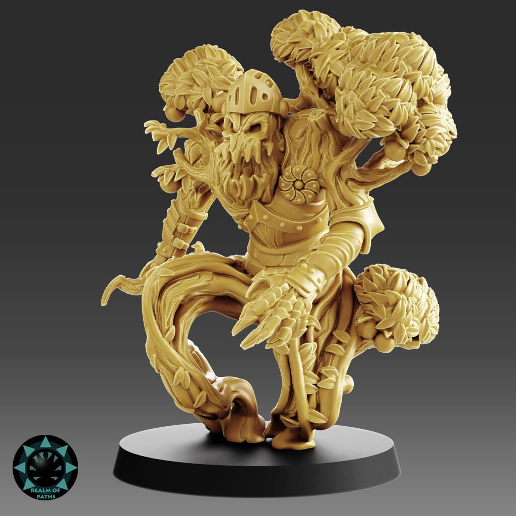 Treeman | 2 Variants | Halfling Team | Fantasy Football | Realm of Paths | Dungeons and Dragons | TTRPG | Tabletop Gaming