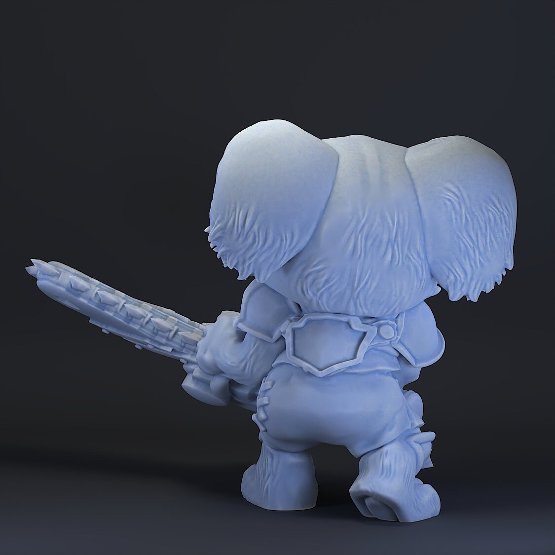 Winky Kill | Chainsaw Maniac | Star Player | Australian Themed | Fantasy Football | Jester Prints Celebration Miniature