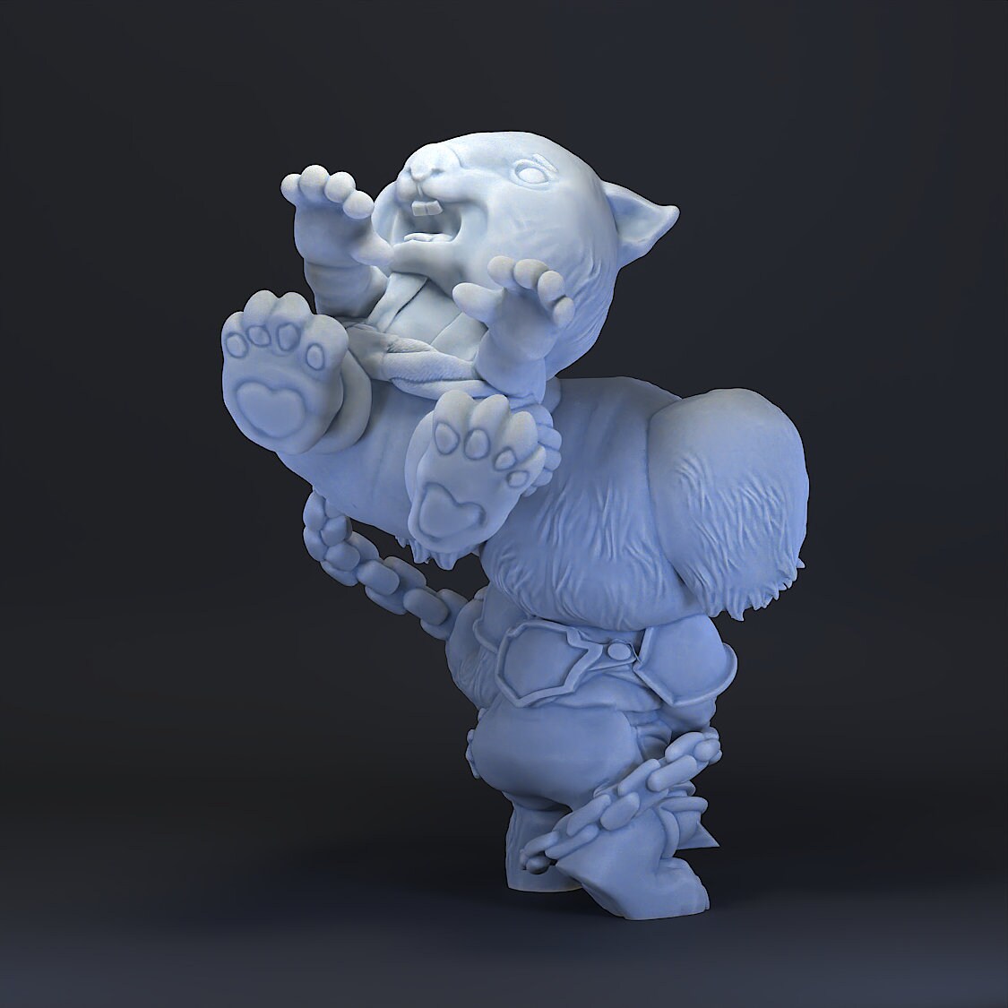 Winky Kill | Chainsaw Maniac | Star Player | Australian Themed | Fantasy Football | Jester Prints Celebration Miniature