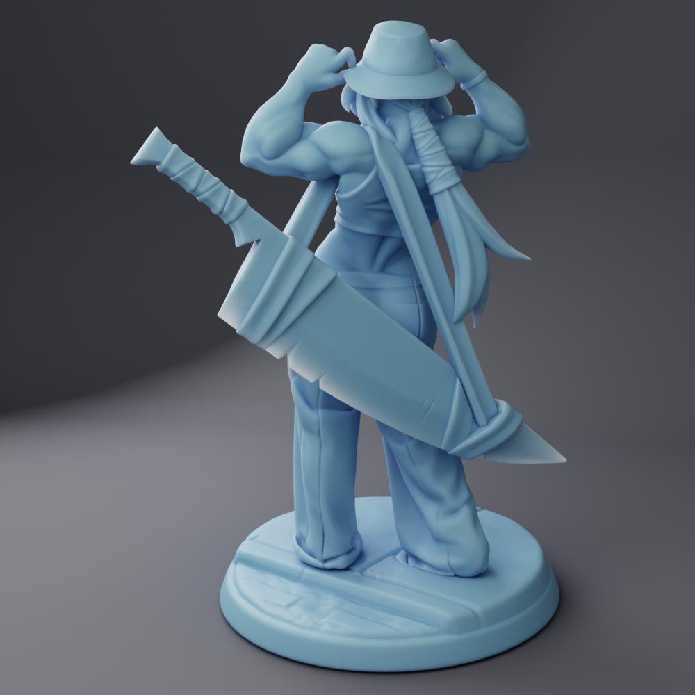 Kit the Breaker | Medium | 3 Variations | Dungeons and Dragons | Human Female | Bard | Fighter | Twin Goddess Miniatures