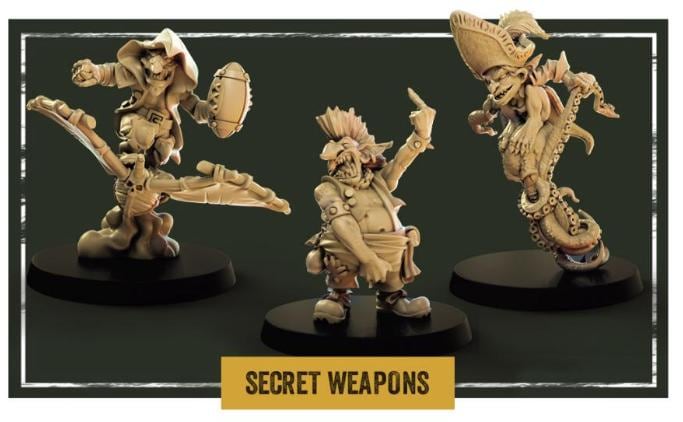 Storm Coast Vandals | Goblin Secret Weapons Team | Goblin Lineman | Troll | Fantasy Football | Big Child Creatives