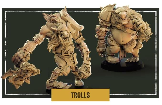 Storm Coast Vandals | Goblin Secret Weapons Team | Goblin Lineman | Troll | Fantasy Football | Big Child Creatives