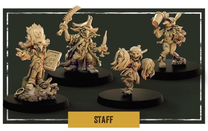 Storm Coast Vandals | Goblin Secret Weapons Team | Goblin Lineman | Troll | Fantasy Football | Big Child Creatives