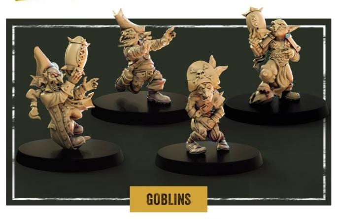 Storm Coast Vandals | Goblin Secret Weapons Team | Goblin Lineman | Troll | Fantasy Football | Big Child Creatives