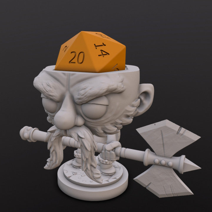 Dwarf Guladin | Dice Holders | Dice Heads