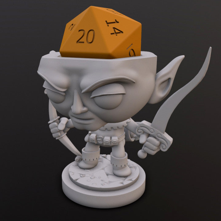 Elf Ranger | Dice Holders | Dice Heads