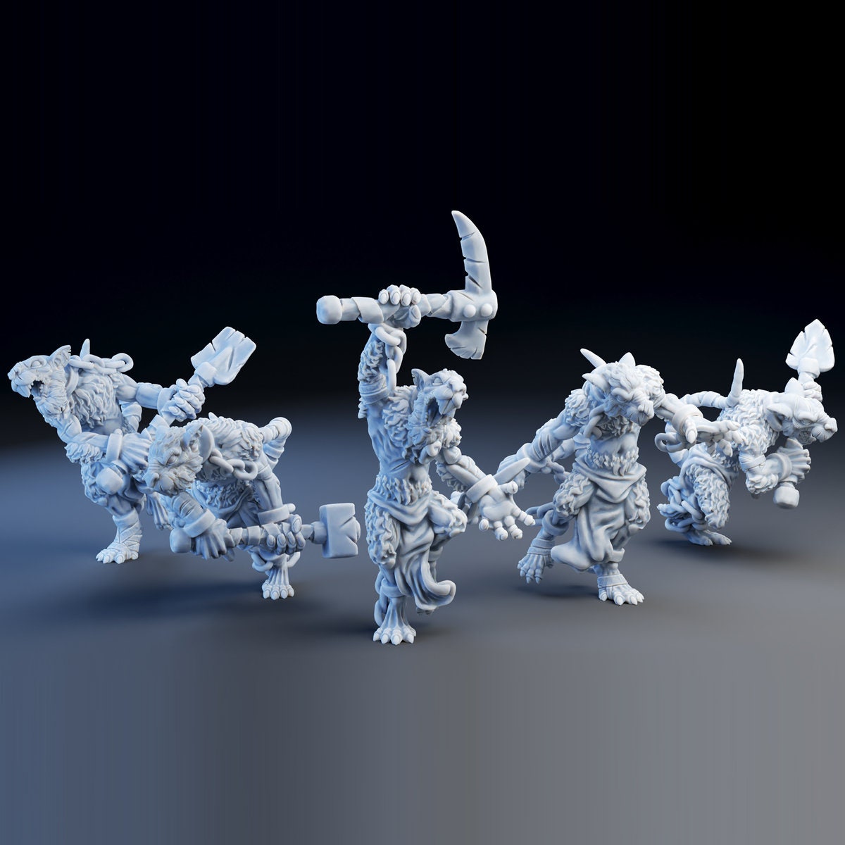 Rat Tunnel Slaves x 5 || Unchained Ones || Ravenous Hordes || Resin Warfare