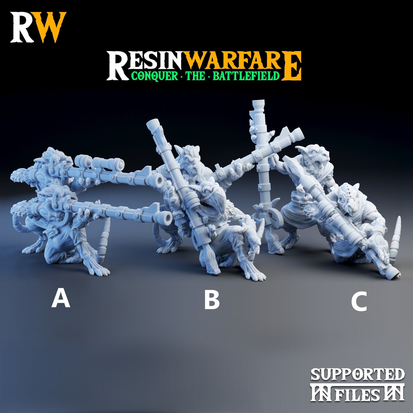 Sniper Crew (Shields/No Shields) | Technomancer's Guild | Ravenous Hordes | Resin Warfare