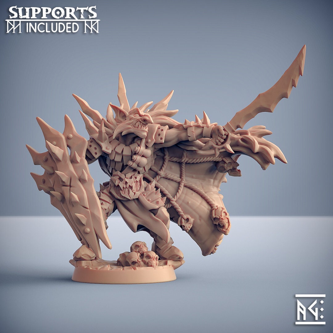 Uzgrot Razorcloak | 32mm Scale | Medium | Blackrazor Hobgoblins | Artisan Guild