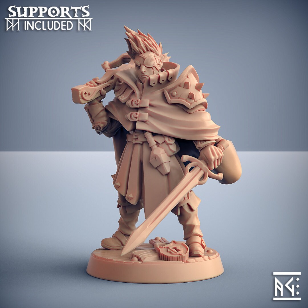 Aaron Blacksparrow | 32mm Scale | Medium | Thieves Guild | Artisan Guild