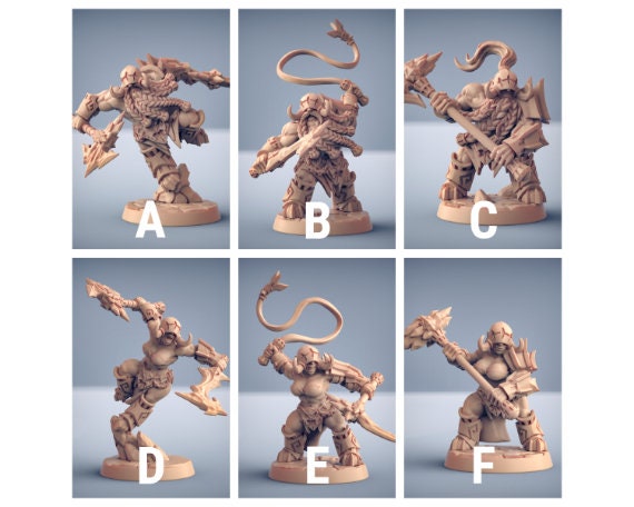 Dumlok Flameseekers | Medium | 32mm | Artisan Guild