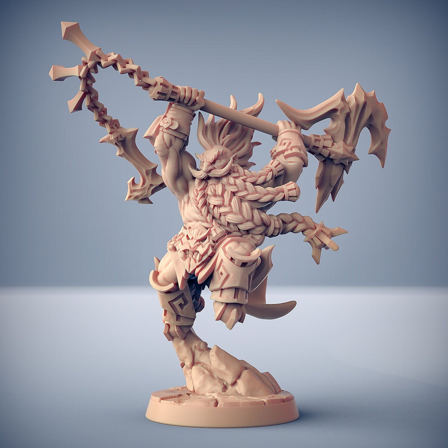 Gundrof Ragingfire | Medium | 32mm | Artisan Guild | Dumlok Flameseekers