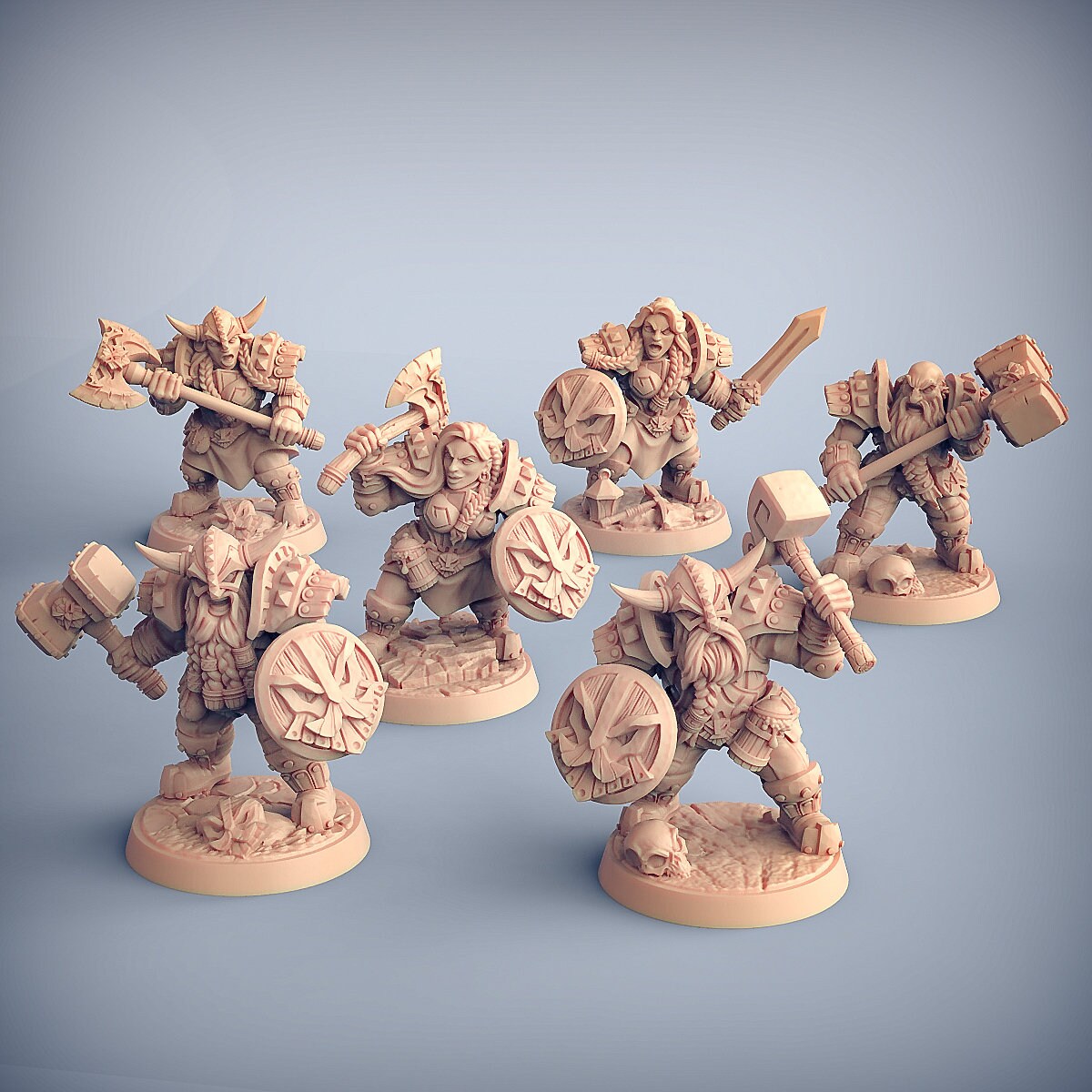 Dwarven Defenders | Medium | 32mm | Artisan Guild | Dumlok Flameseekers