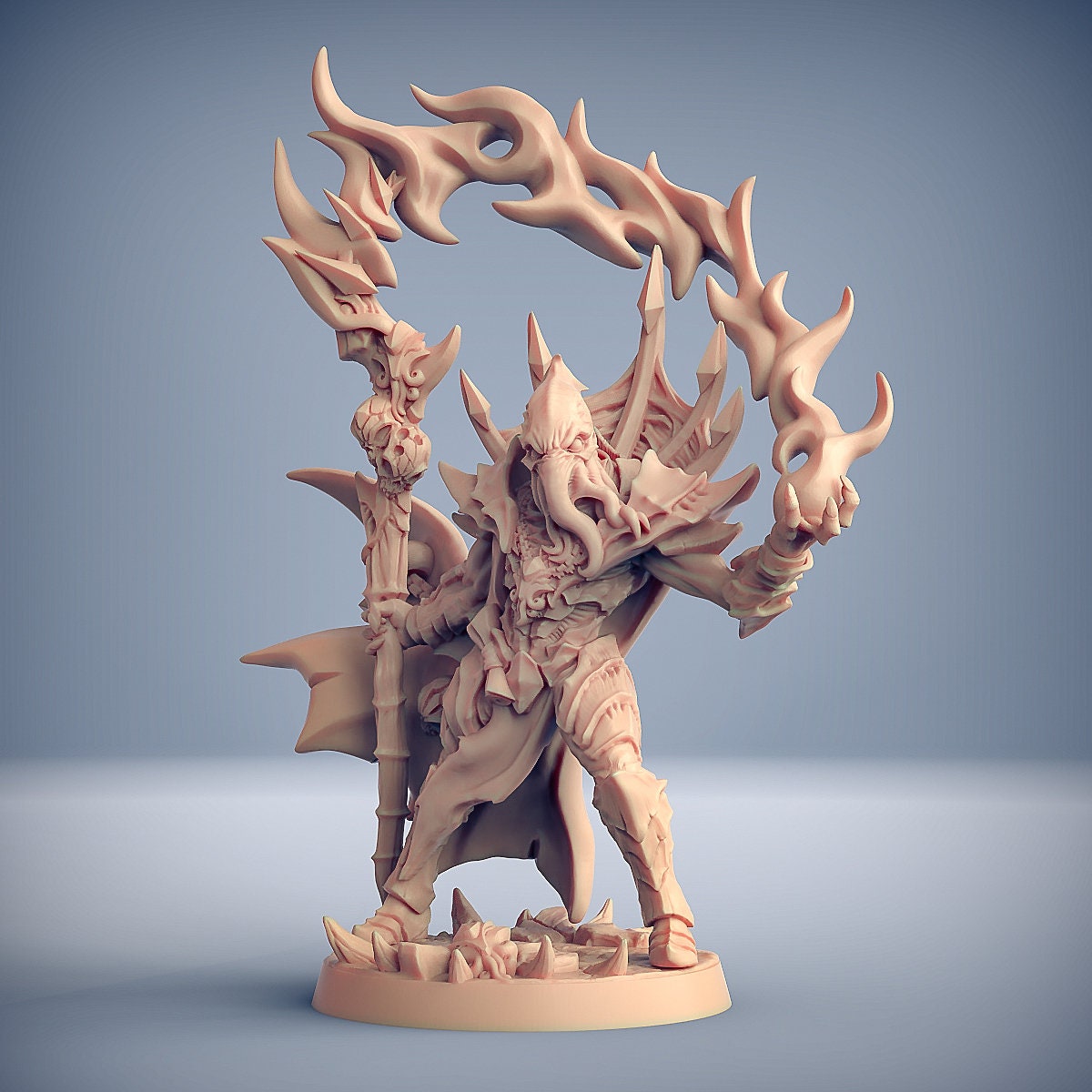Slathos on Hive Colossus | 32mm | 50mm Base | Artisan Guild | Depth Ones