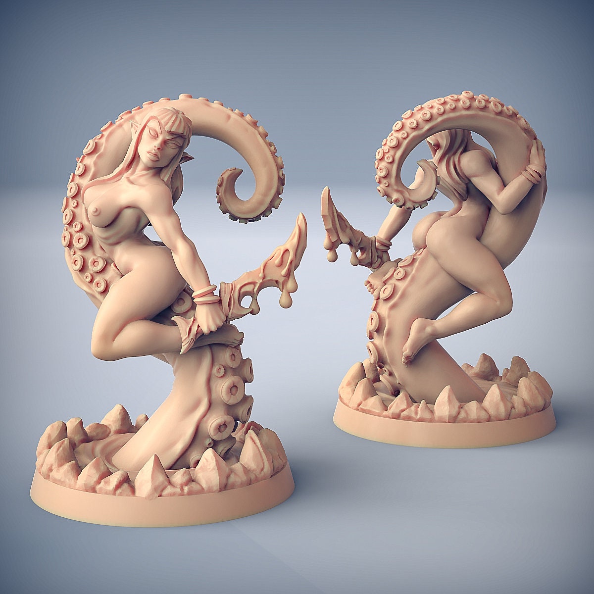 Zixrya | 2 Styles | Mindflayer Pinup | Medium | Artisan Guild | Depth Ones