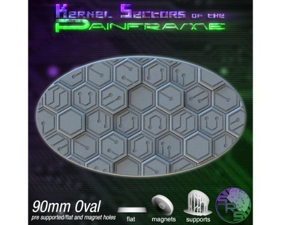 Cyberhex | Resin Bases | Square and Round | Sync Ratio Systems