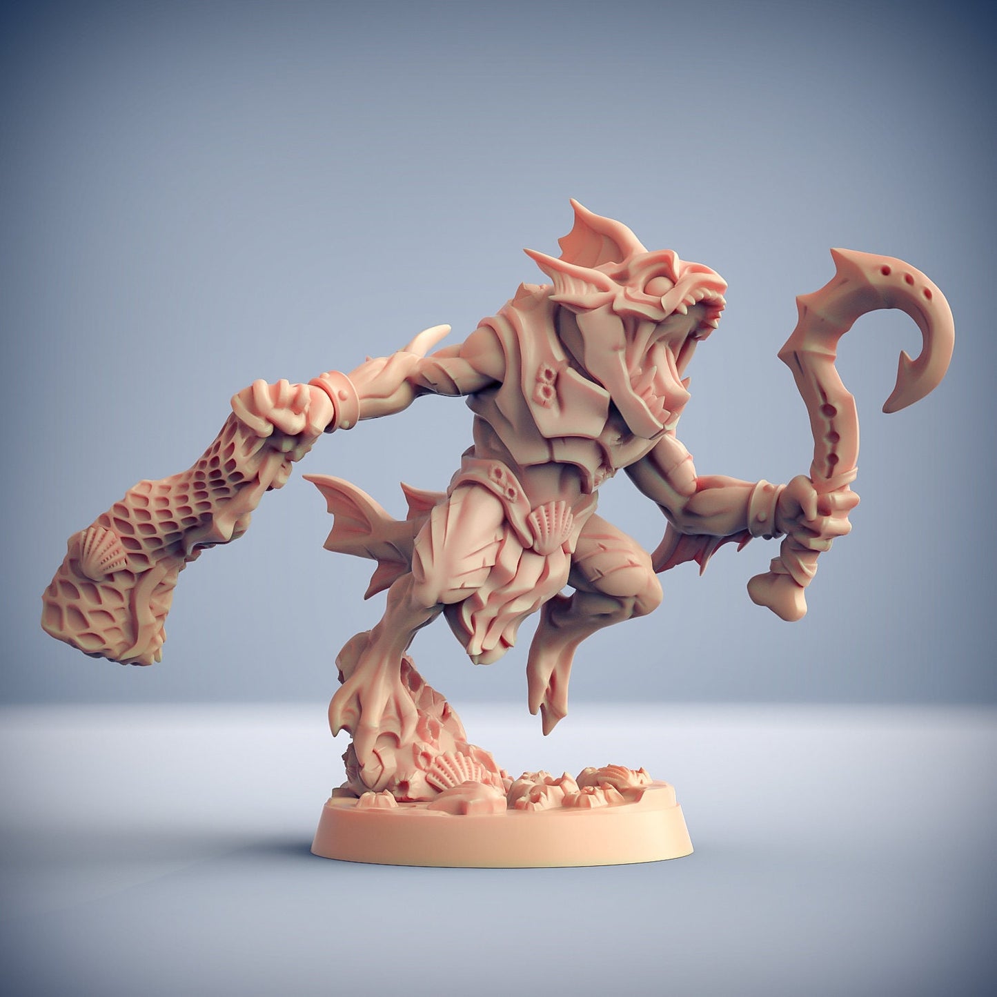Jurakin | Sahaugin | Medium | 32mm | Artisan Guild | Death Tide Jurakin