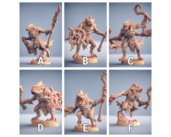 Jurakin | Sahaugin | Medium | 32mm | Artisan Guild | Death Tide Jurakin
