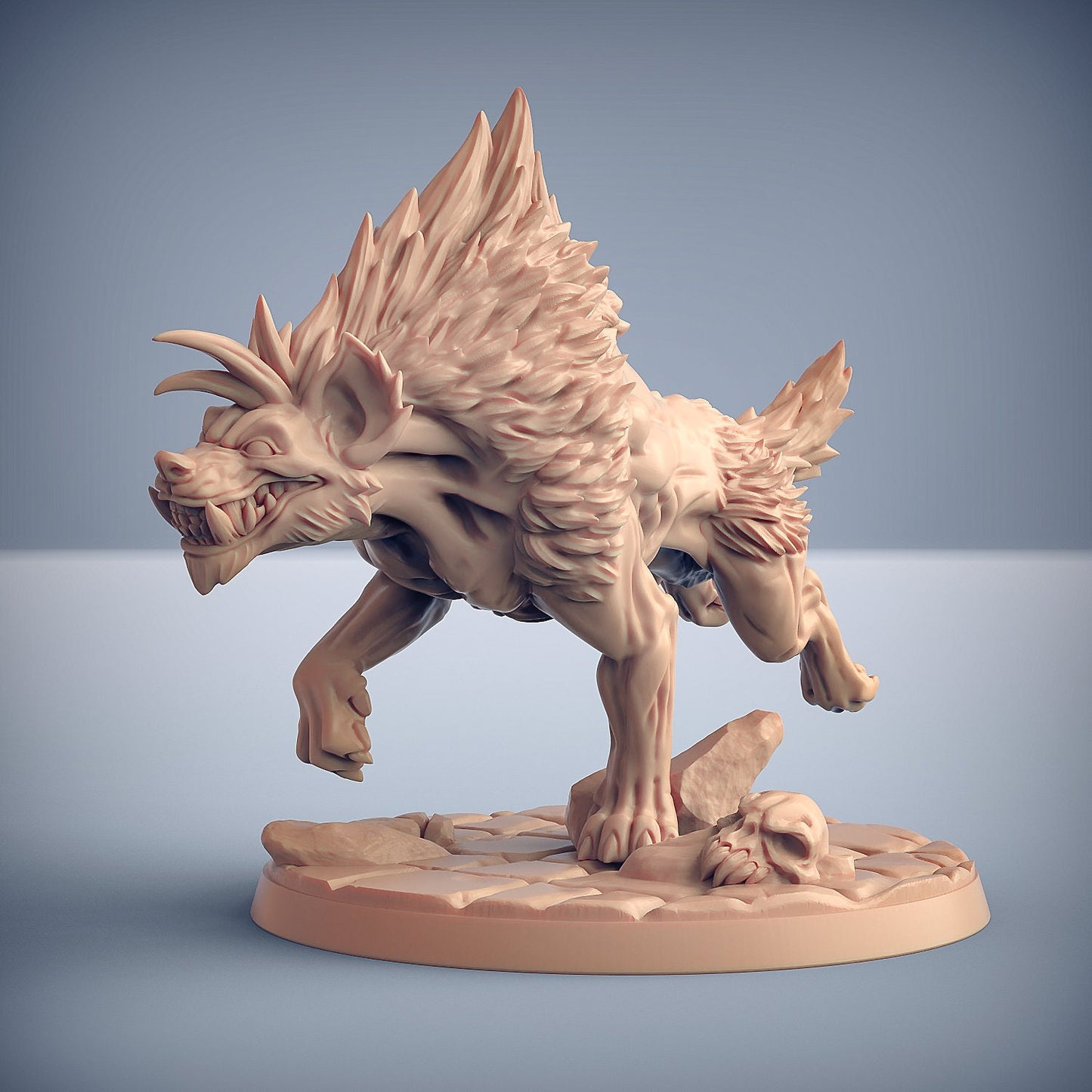 Hyenafiend Rider | Large | 32mm | Artisan Guild | Bonegnasher Gnolls