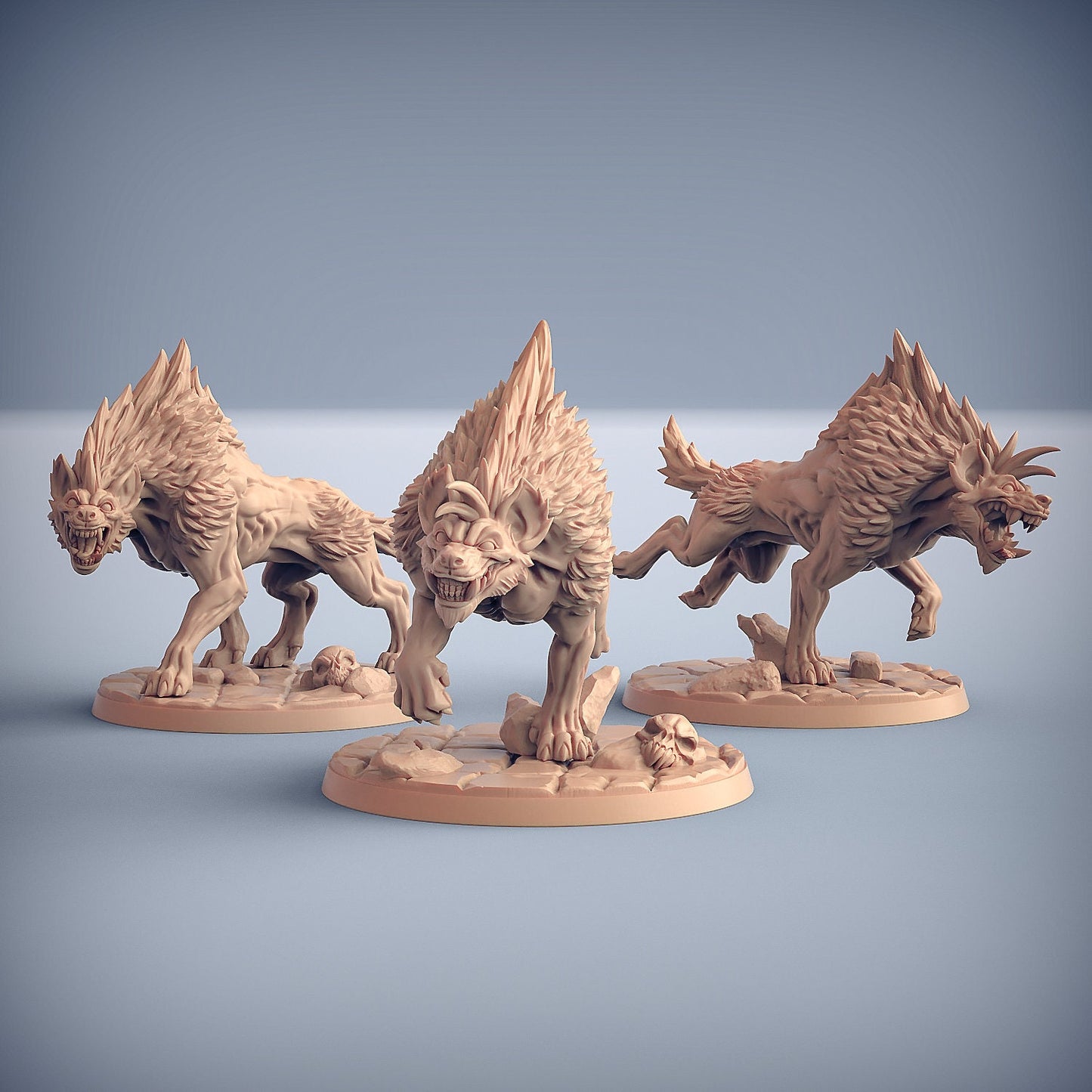 Hyenafiend Rider | Large | 32mm | Artisan Guild | Bonegnasher Gnolls
