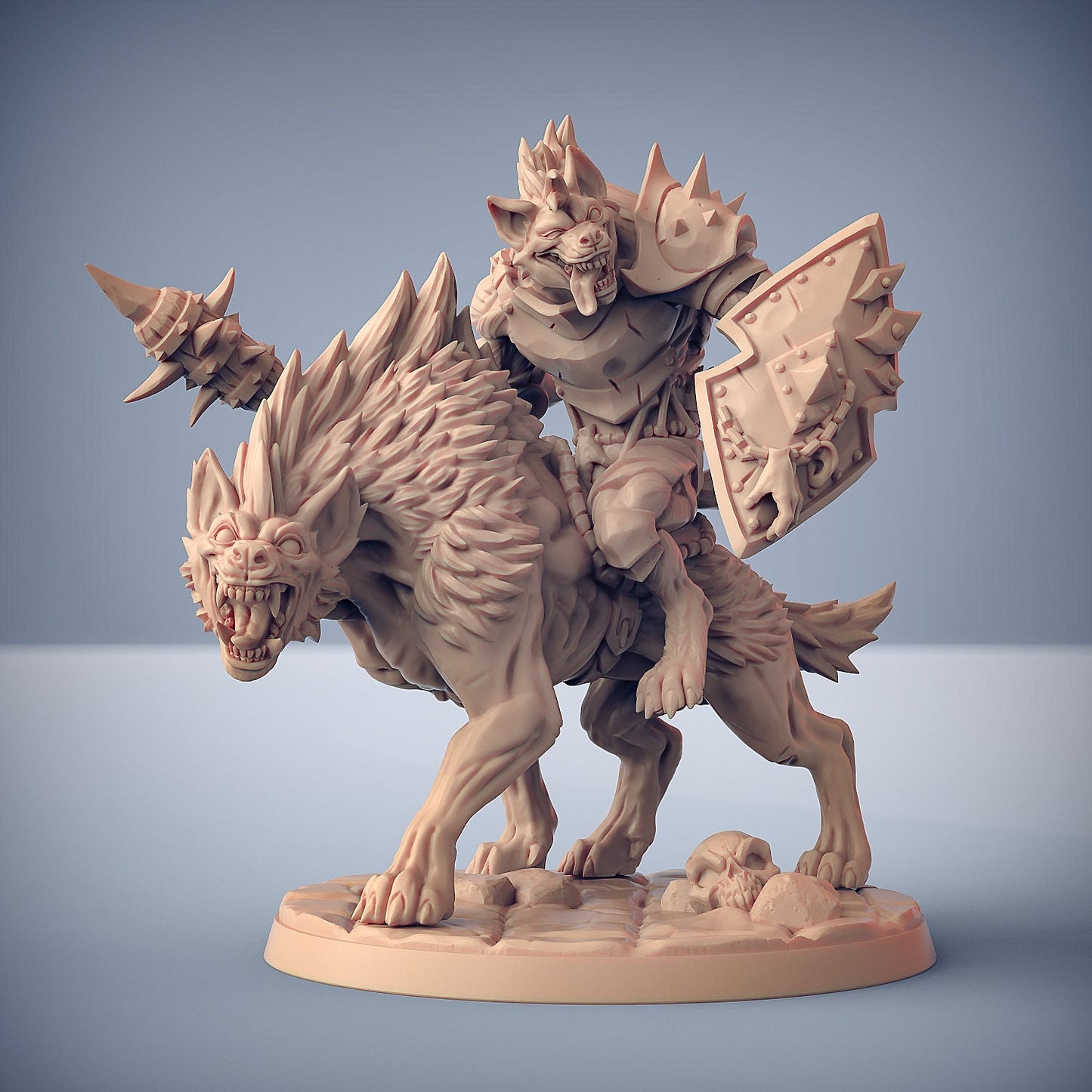 Hyenafiend Rider | Large | 32mm | Artisan Guild | Bonegnasher Gnolls