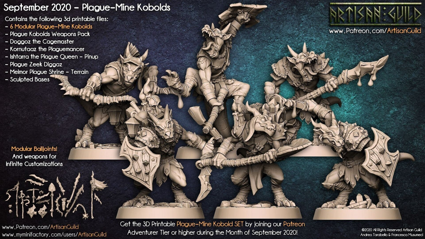 Plaguemine Kobolds | Medium | 32mm | Artisan Guild | Plaguemine Kobolds