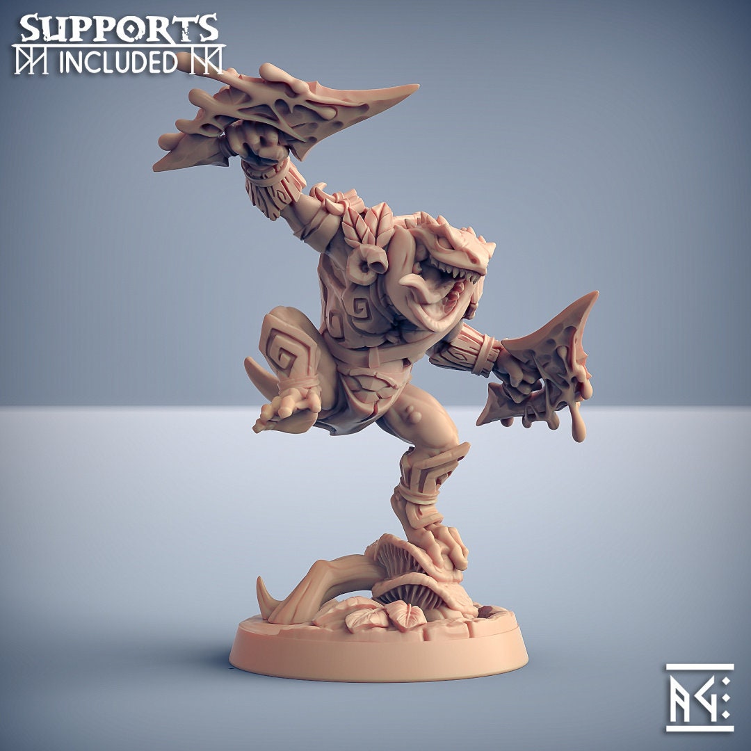 Gurunda | Lizardfolk | Frogfolk | Medium | 32mm | Artisan Guild | Swamp Gurunda