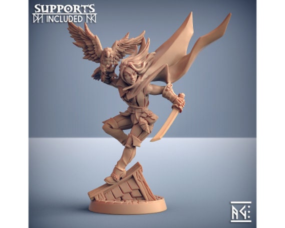 Wendy Greywing | 32mm Scale | Medium | Thieves Guild | Artisan Guild