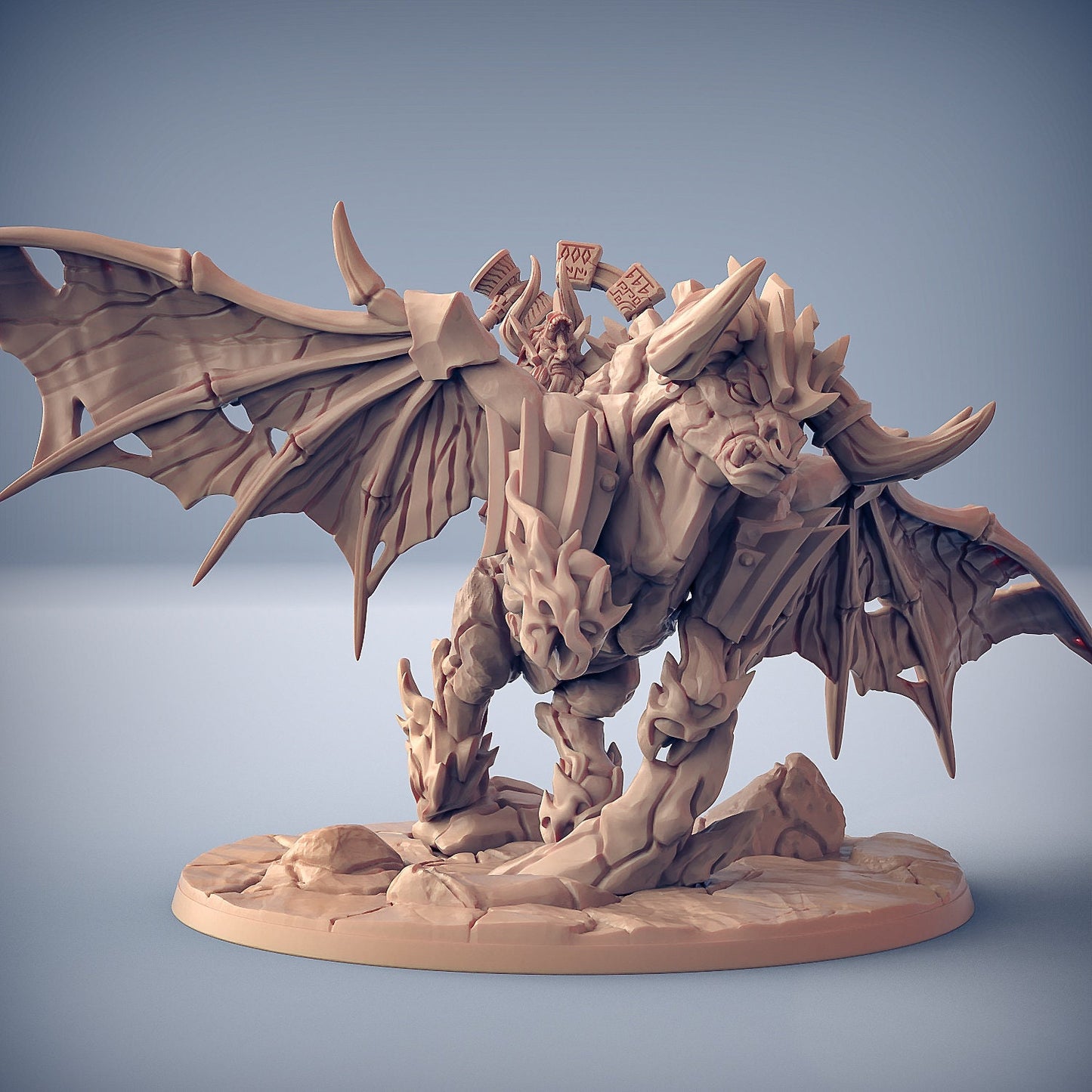 Aldeberan Firebrand | Huge | 100mm Base | Artisan Guild | Dumlok Flameseekers