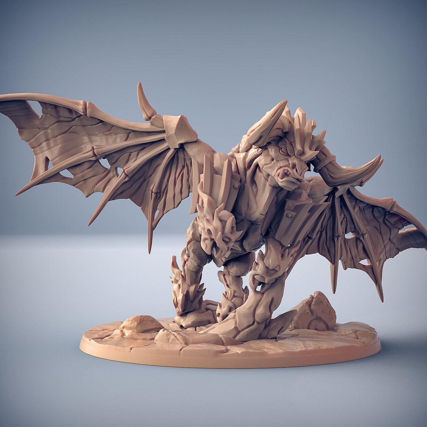 Aldeberan Firebrand | Huge | 100mm Base | Artisan Guild | Dumlok Flameseekers