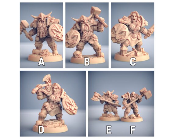 Dwarven Defenders | Medium | 32mm | Artisan Guild | Dumlok Flameseekers