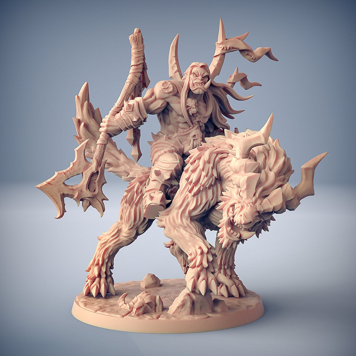 Throgar the Chainbreaker (2 options) | 32mm | Artisan Guild | Orc Barbarians