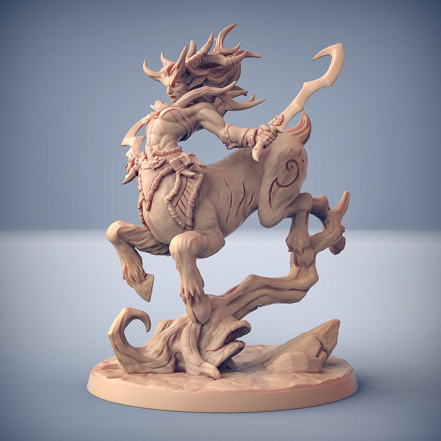 Xeron Thunderhoof | Dryad Fighter | Large | 32mm | Artisan Guild | Depth Ones