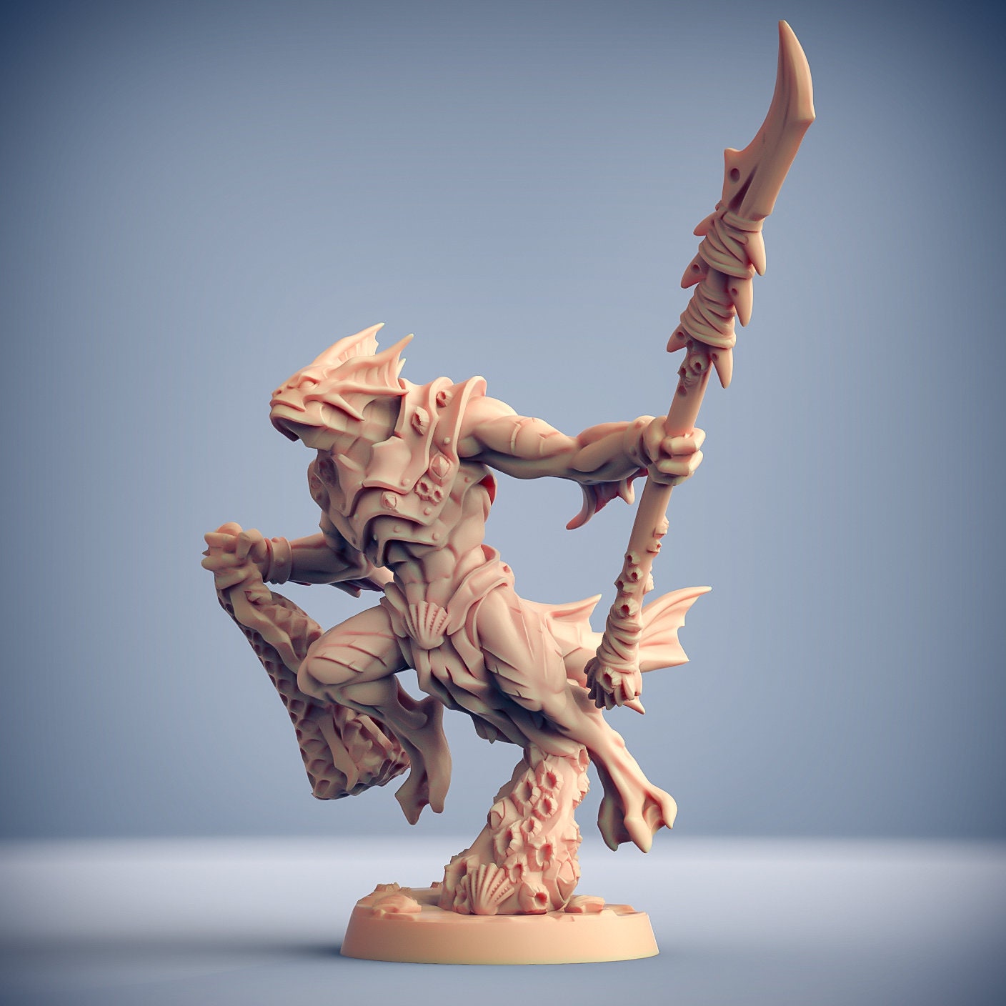 Jurakin | Sahaugin | Medium | 32mm | Artisan Guild | Death Tide Jurakin