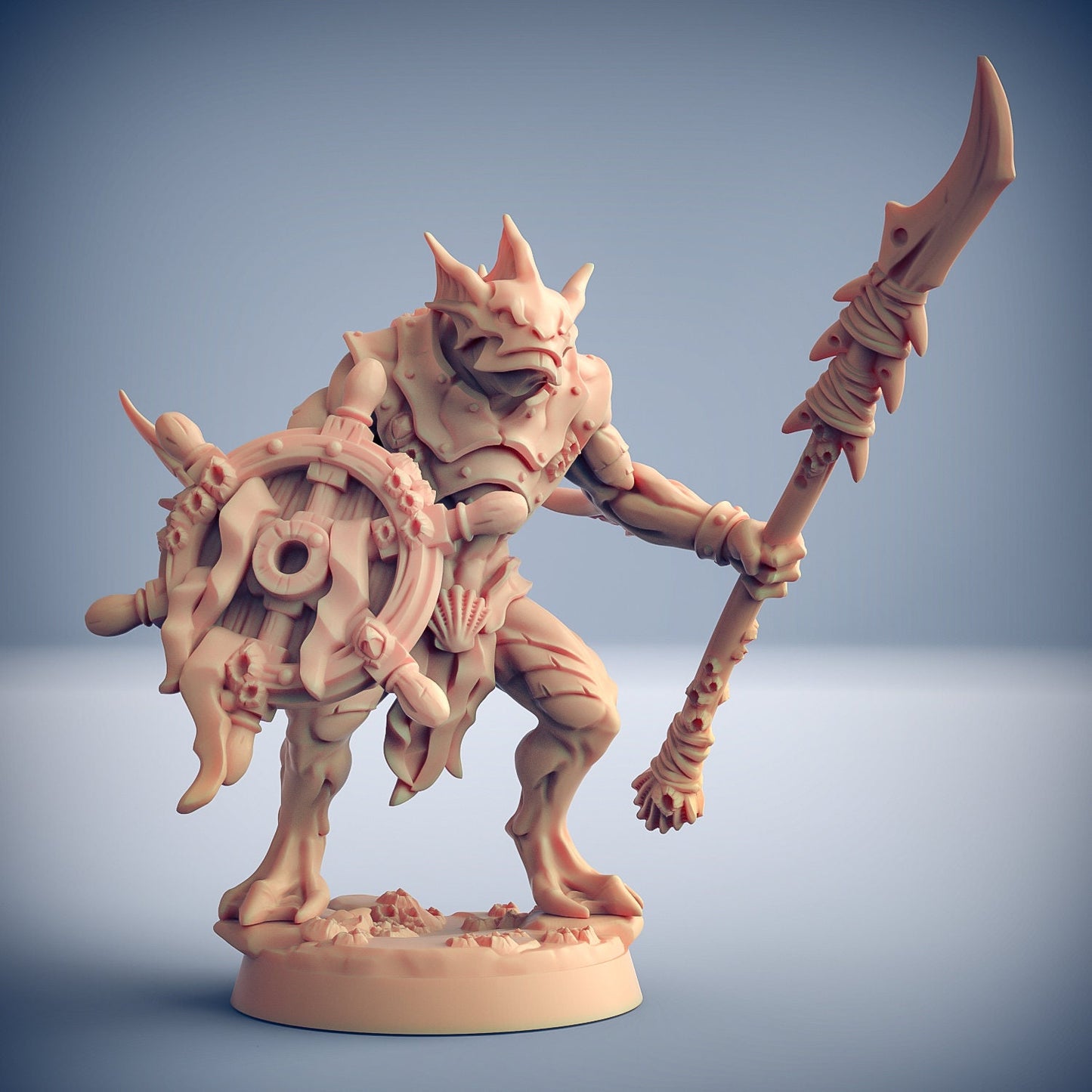Jurakin | Sahaugin | Medium | 32mm | Artisan Guild | Death Tide Jurakin