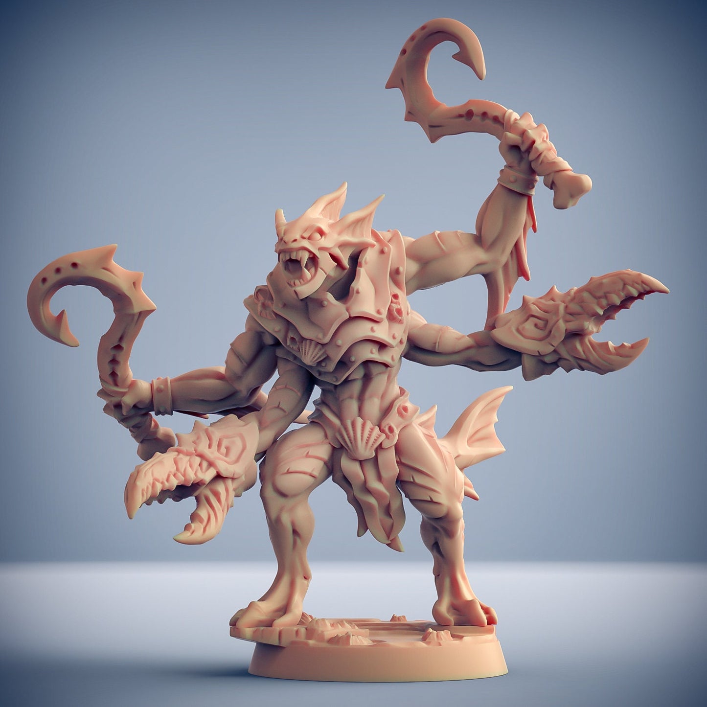 Jurakin | Sahaugin | Medium | 32mm | Artisan Guild | Death Tide Jurakin