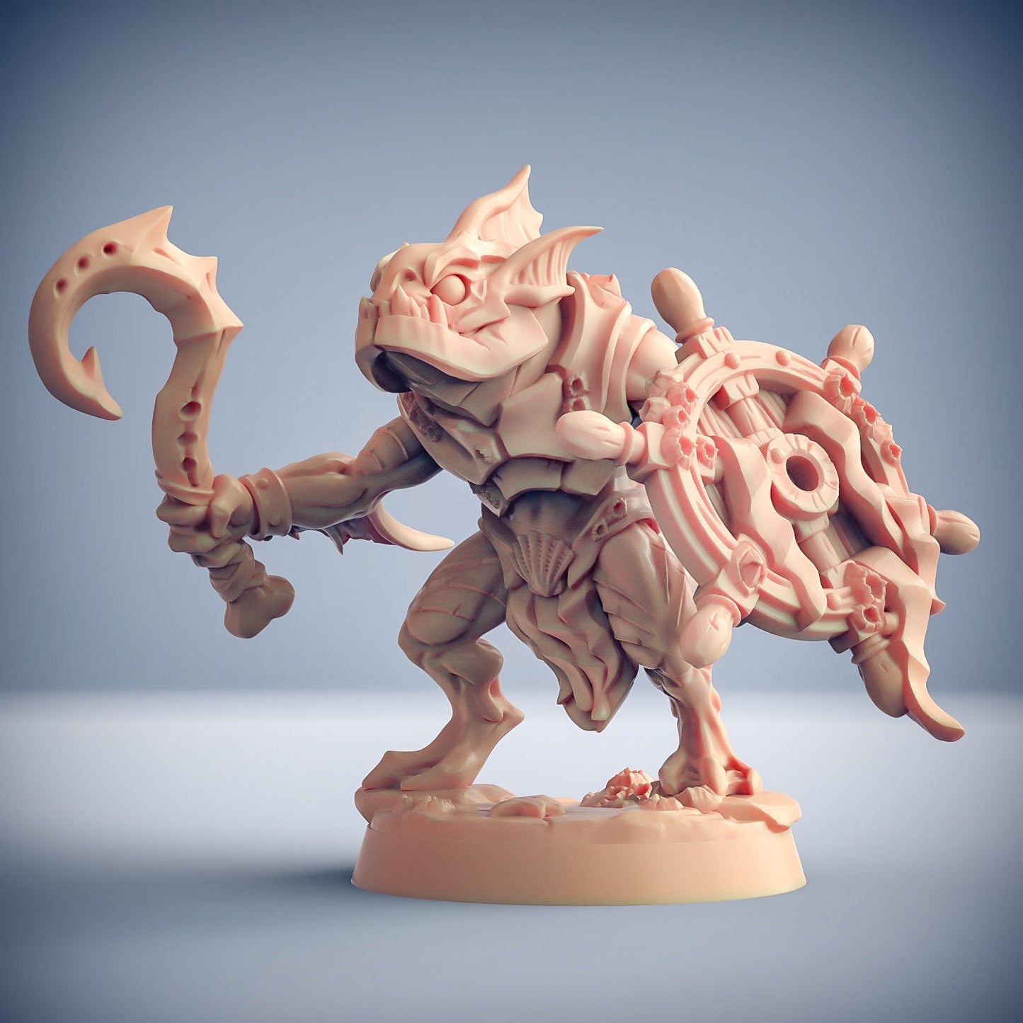 Jurakin | Sahaugin | Medium | 32mm | Artisan Guild | Death Tide Jurakin