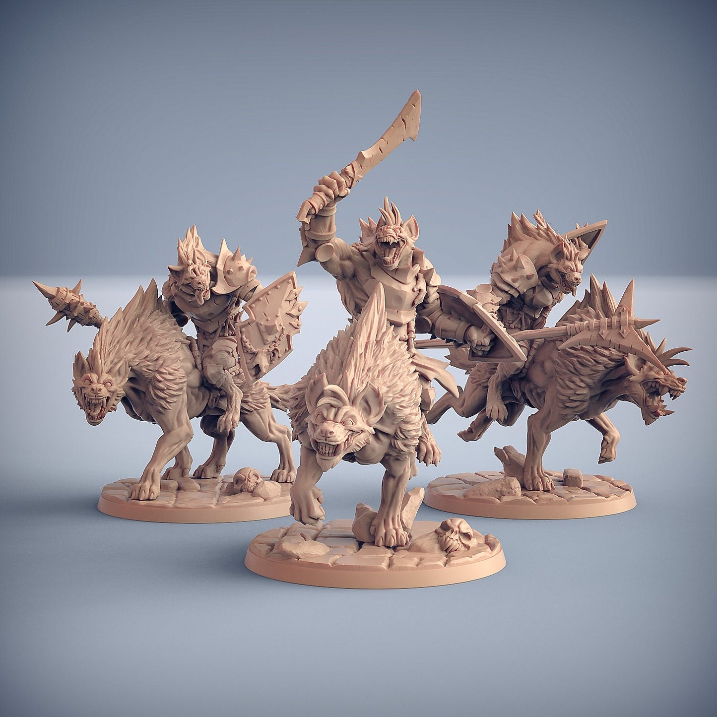 Hyenafiend Rider | Large | 32mm | Artisan Guild | Bonegnasher Gnolls