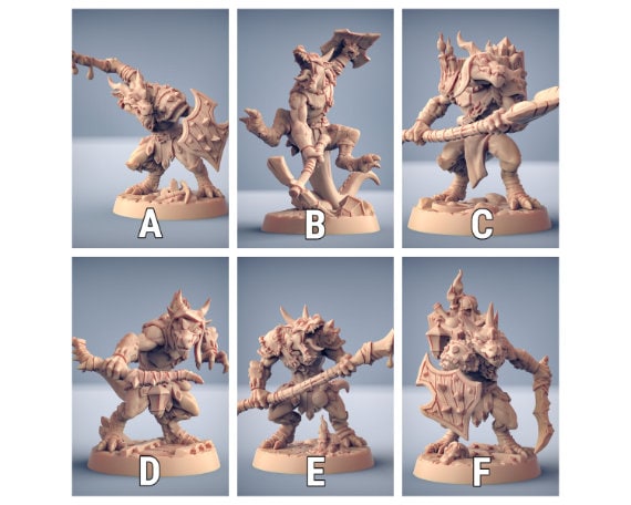 Plaguemine Kobolds | Medium | 32mm | Artisan Guild | Plaguemine Kobolds
