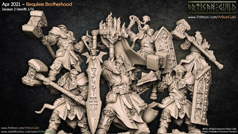 Requiem Brotherhood | Medium | 32mm | Artisan Guild | Requiem Brotherhood