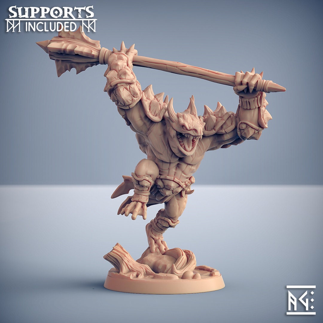 Gurunda | Lizardfolk | Frogfolk | Medium | 32mm | Artisan Guild | Swamp Gurunda