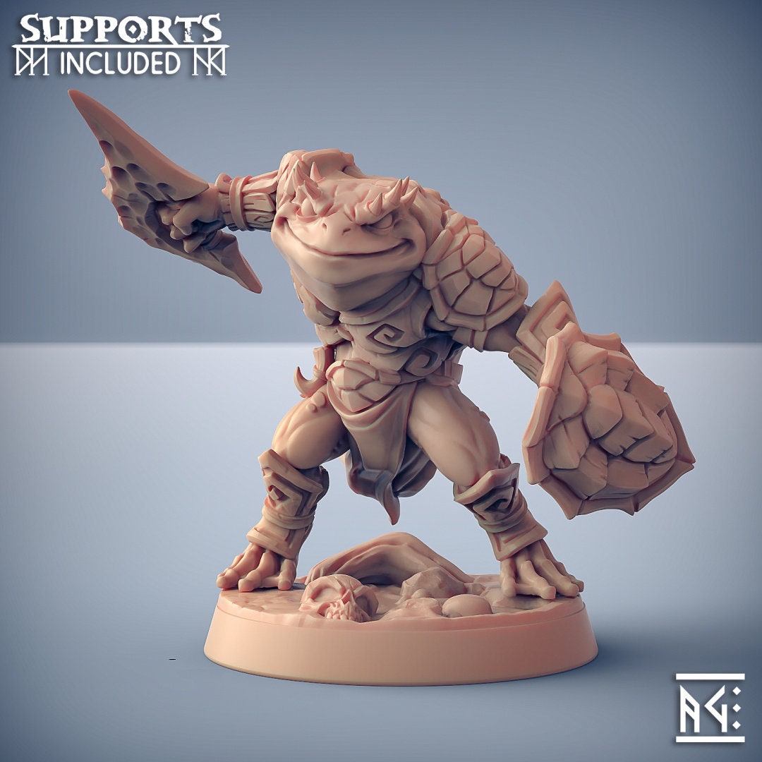 Gurunda | Lizardfolk | Frogfolk | Medium | 32mm | Artisan Guild | Swamp Gurunda