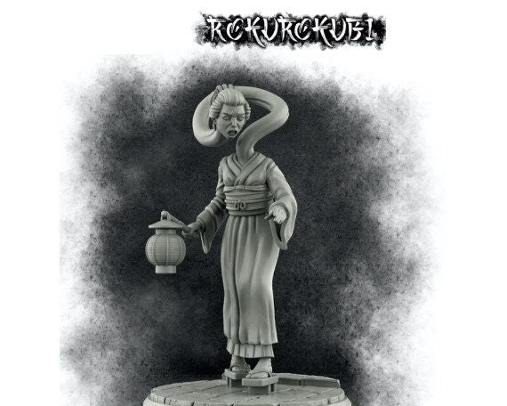 Rokurokubi | Japanese Monsters | 32mm Scale 25mm Base | The Yokai Encounter | Adaevy Creations