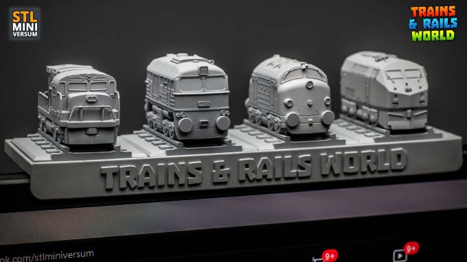 Car and Caboose Display Models | Chess Set | Painting Handle | Trains and Rails World