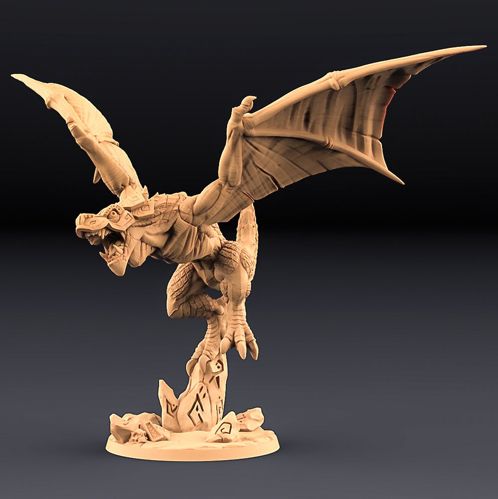 Sky Terror | 2 Variations | Lizardfolk | 32mm | 50mm Base | Artisan Guild | Goldmaw Lizards