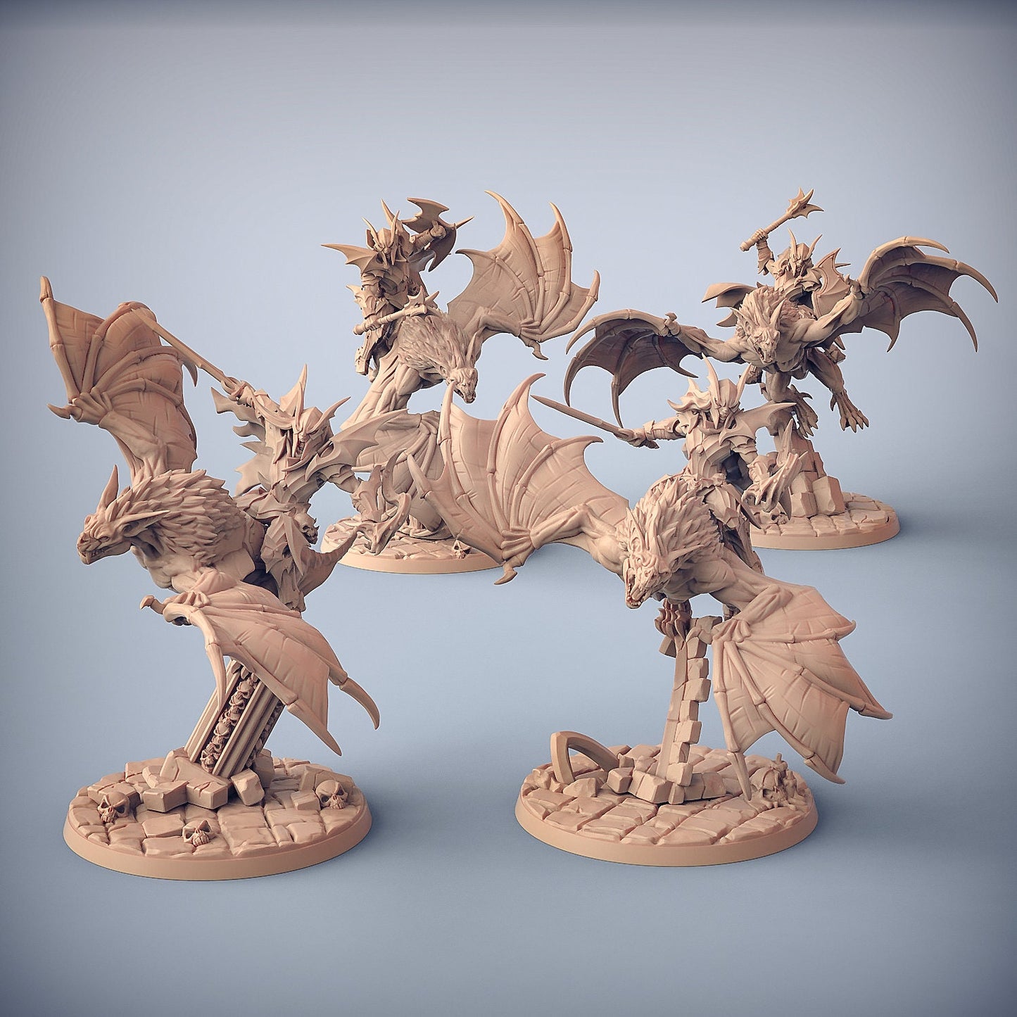 Bloodfiend Riders | 32mm Scale | Large | The Bloodhunt | Artisan Guild