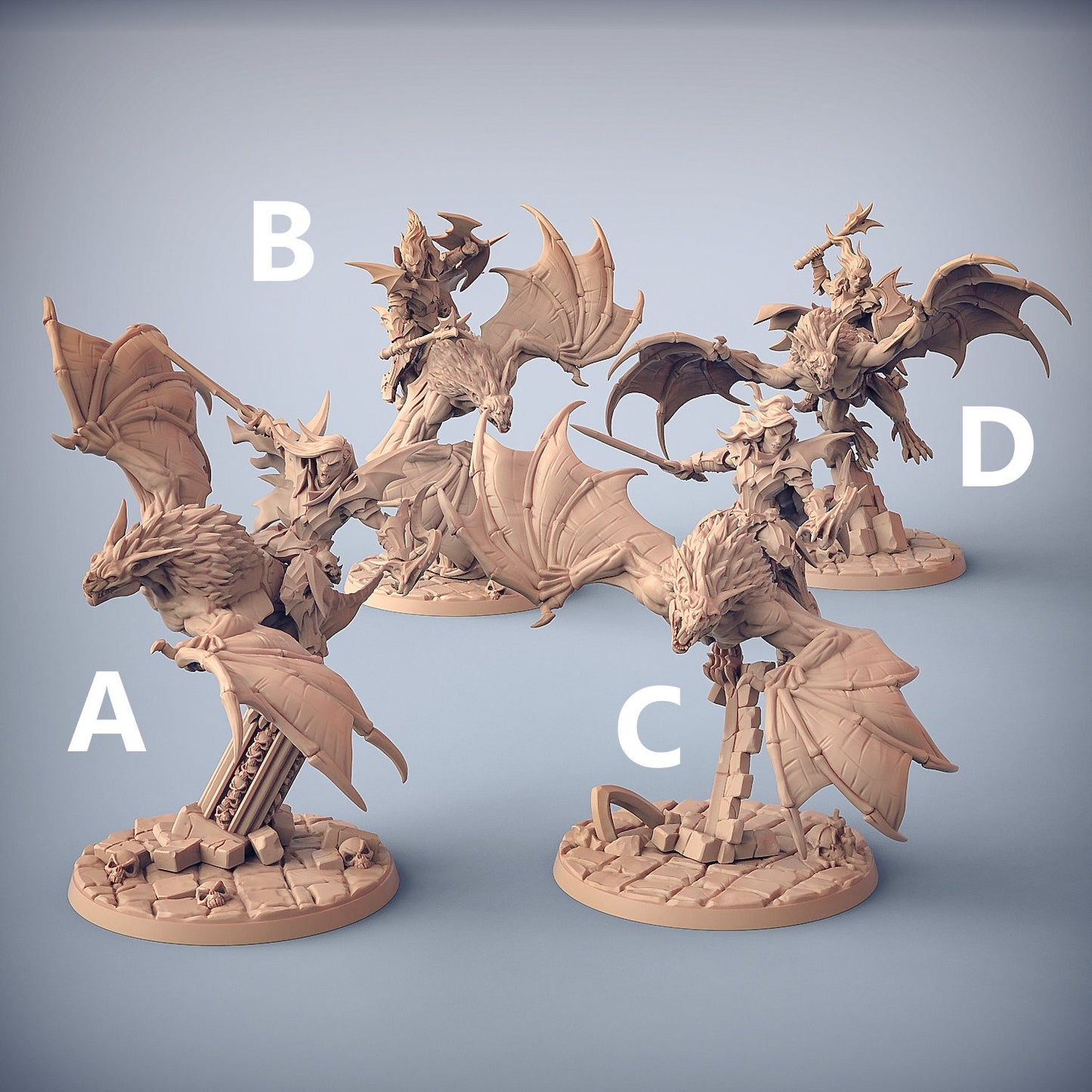 Bloodfiend Riders | 32mm Scale | Large | The Bloodhunt | Artisan Guild
