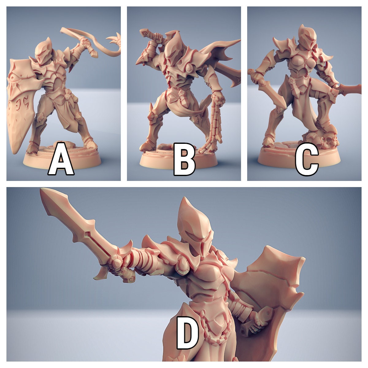 Ashen Alfar Inquisitors | Medium | 32mm | Artisan Guild | Ashen Alfar Inquisitors