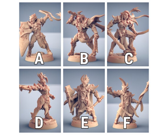 Ashen Alfar Inquisitors | Medium | 32mm | Artisan Guild | Ashen Alfar Inquisitors