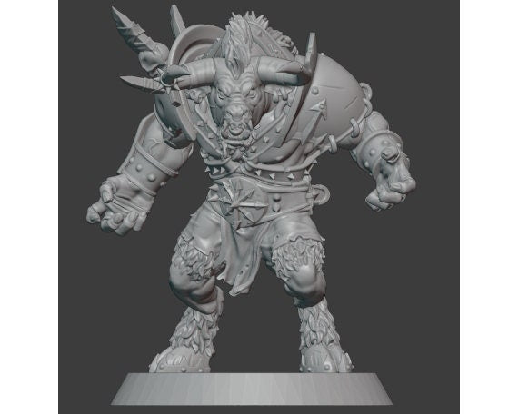Minotaur | Star Player | Fantasy Football | BruteFun Minatures